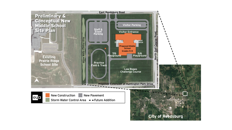 Preliminary & Conceptual New Middle School Site Plan