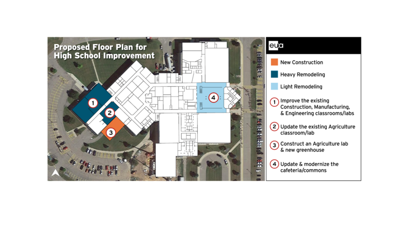 Proposed Floor Plan for High School Improvement