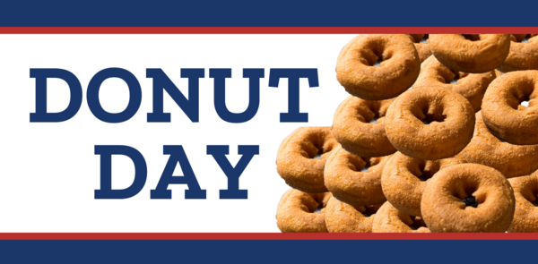 Join us for Donut Day May 14 & May 15