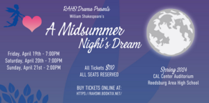RAHS Drama Club Spring Play 'A Midsummer Night's Dream'