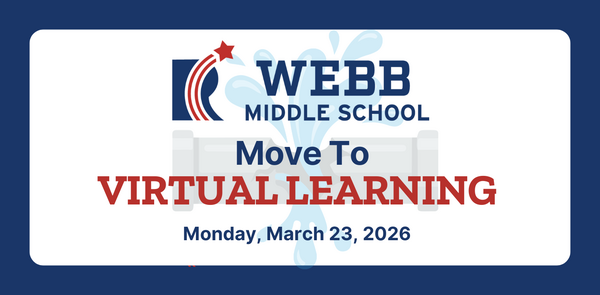 Webb Middle School Moves to Virtual Learning