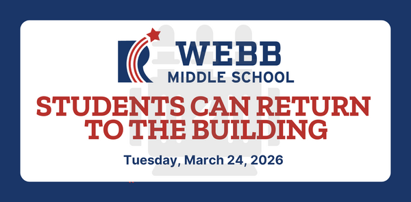 Webb Middle School returns to class