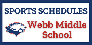 Webb Middle School Sport Schedules