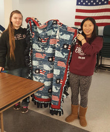 Key Club Blanket Donation