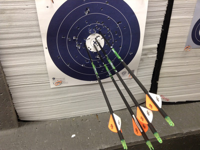 Target with arrows