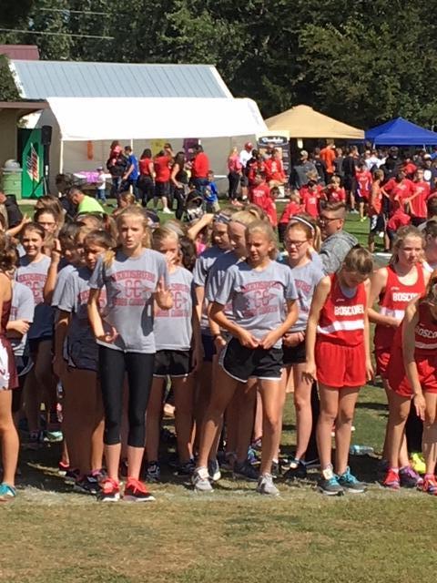 Cross country runners.