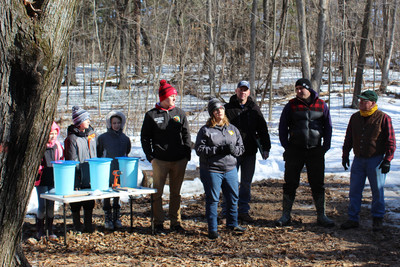 First tree tapping ceremony