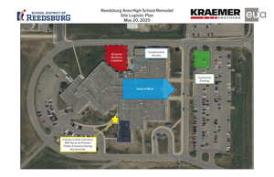 Map of RAHS Entrance during Summer Construction