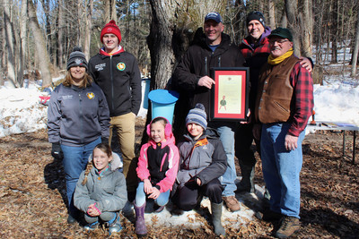 First Maple Tree Tapping